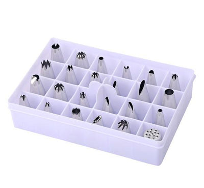 24 Pcs Icing Nozzles For Cake Decoration-Tredy Foods