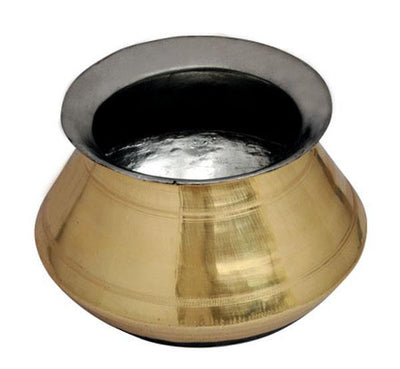 Brass Pongal Pot - 8.0 Litre Model 2-Tredy Foods