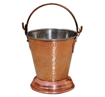 Copper Coated Stainless Steel Bucket - Small-Tredy Foods