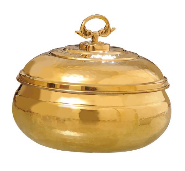 Kumbakonam Brass Prasadha Bowl 9 Inches Tredy Foods