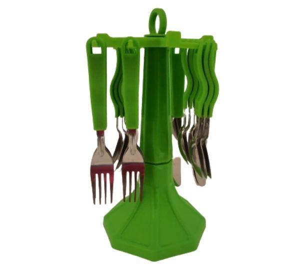Stainless Steel Cutlery Set With Plastic Handle Tredy Foods