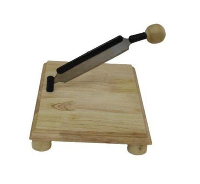 Wooden Chopping Board With Cutter-Tredy Foods
