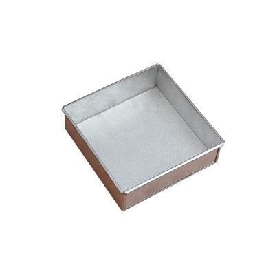 5.5 Inch Aluminized Steel Square Cake Tray-Tredy Foods