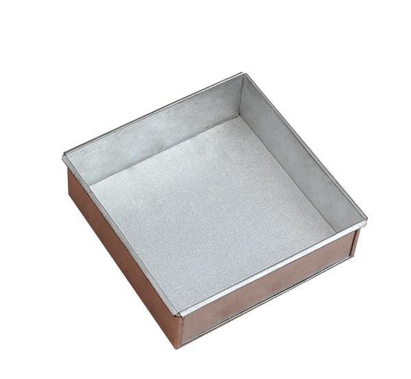 9.5 Inch Aluminized Steel Square Cake Tray-Tredy Foods