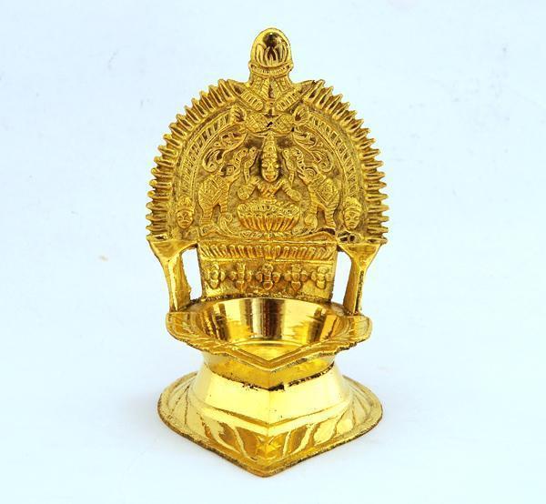 Brass Kamachi Deepam Vilakku / Lamp - Small-Tredy Foods