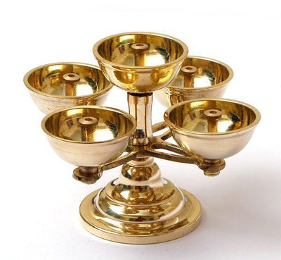 Traditional Pure Brass Pooja Plate