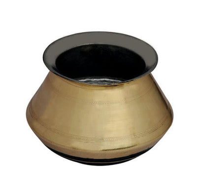 Brass Pongal Pot- 6.0 Litre Model 1-Tredy Foods