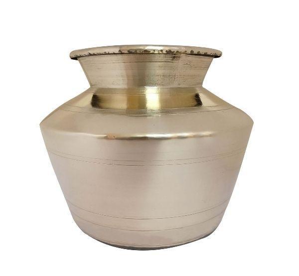 Brass Pongal Pot (Tin Coated - 10 Litre)-Tredy Foods