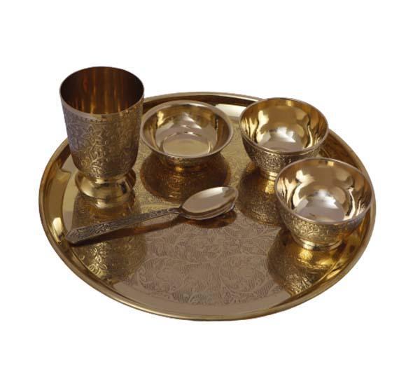 Bronze Luxury Dinner Set (Pack of 6 Pcs)-Tredy Foods