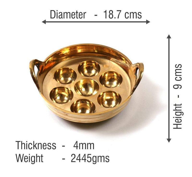 Bronze Paniyara Pan - 7 Pits-Tredy Foods