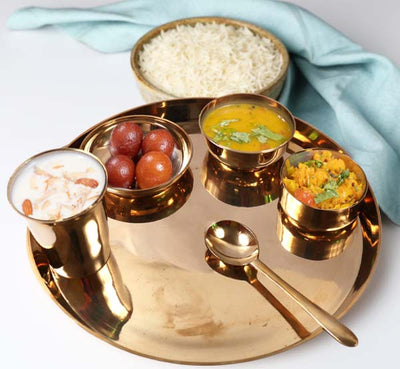 Bronze Luxury Dinner Set (Pack of 6 Pcs) - Tredy foods