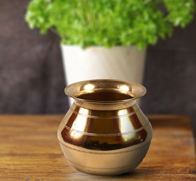 Bronze Pongal Pot - 2 Litre - Tredy Foods