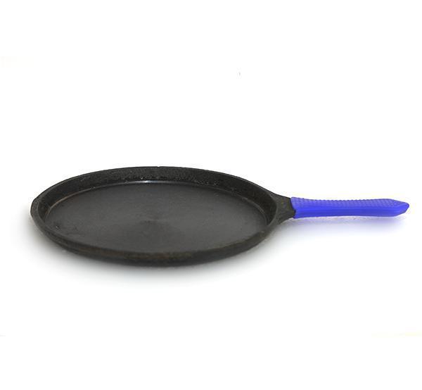 Cast Iron Dosa Tawa - 10 Inches - Silicon Handle-Tredy Foods