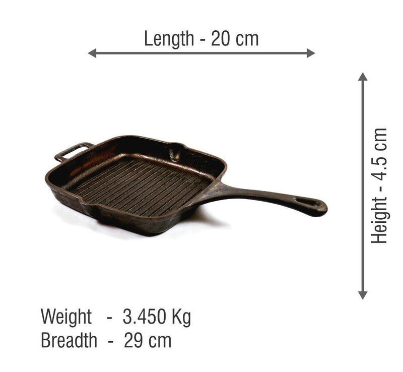Cast Iron Grill Pan-Tredy Foods