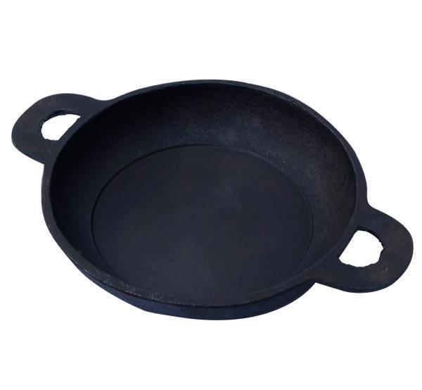 Cast Iron Oven Skillet (Curved Handle) 8 inch Tredy Foods
