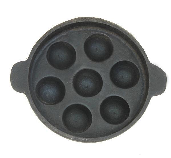 Cast Iron Paddu Tawa (7 Pits Paniyaram Kal)-Tredy Foods