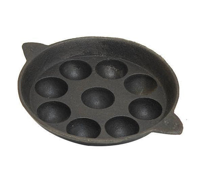 Cast Iron Paddu Tawa (9 Pits Paniyaram Kal)-Tredy Foods