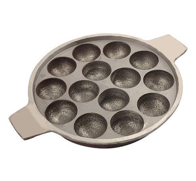 Cast Iron Paniyara Pan - 14 Pits-Tredy Foods