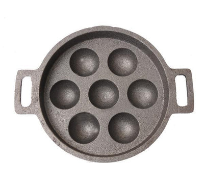 Cast Iron Paniyara Pan - 7 pits-Tredy Foods