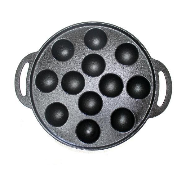 Buy Premium Cast Iron Paniyaram Pan Now – Organic Gyaan