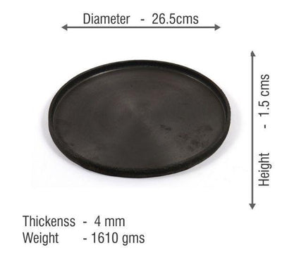 Cast Iron Roti Tawa Without Handle-Tredy Foods