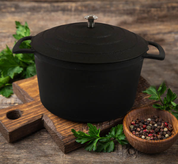 Cast Iron Bowl & Lid - 3 Liters - Tredy Foods
