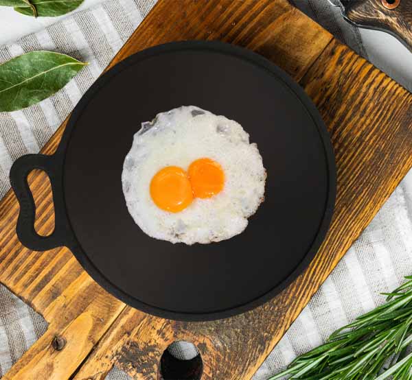 Cast Iron Dosa Tawa 10 Inches Flat Bottom Tredy Foods