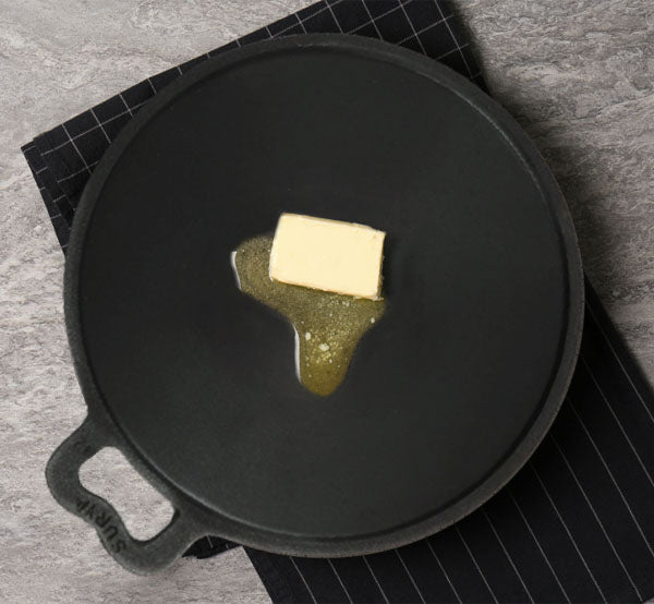 Cast Iron Dosa Tawa - 9.5 Inches - Heavy Tredy Foods