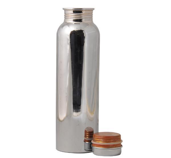 Chrome Copper Water Bottle-Tredy Foods