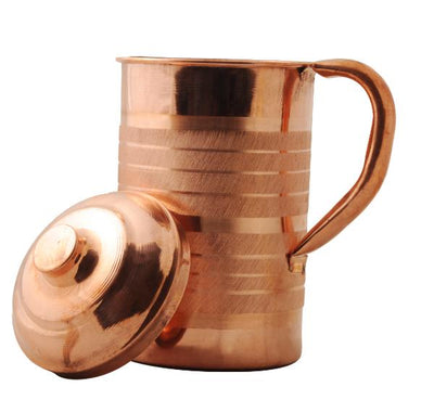 Copper Luxury Water Jug - Medium-Tredy Foods