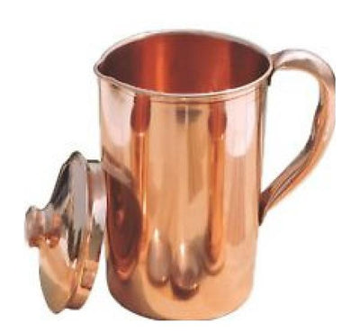 Copper Plain Water Jug - Small-Tredy Foods