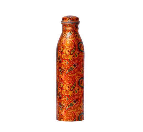 Copper Water Bottle (Design Printed)-Tredy Foods