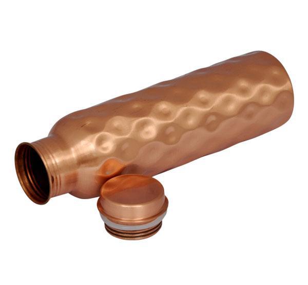 Copper Water Bottle (Diamond)-Tredy Foods