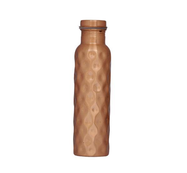 Copper Water Bottle (Diamond)-Tredy Foods