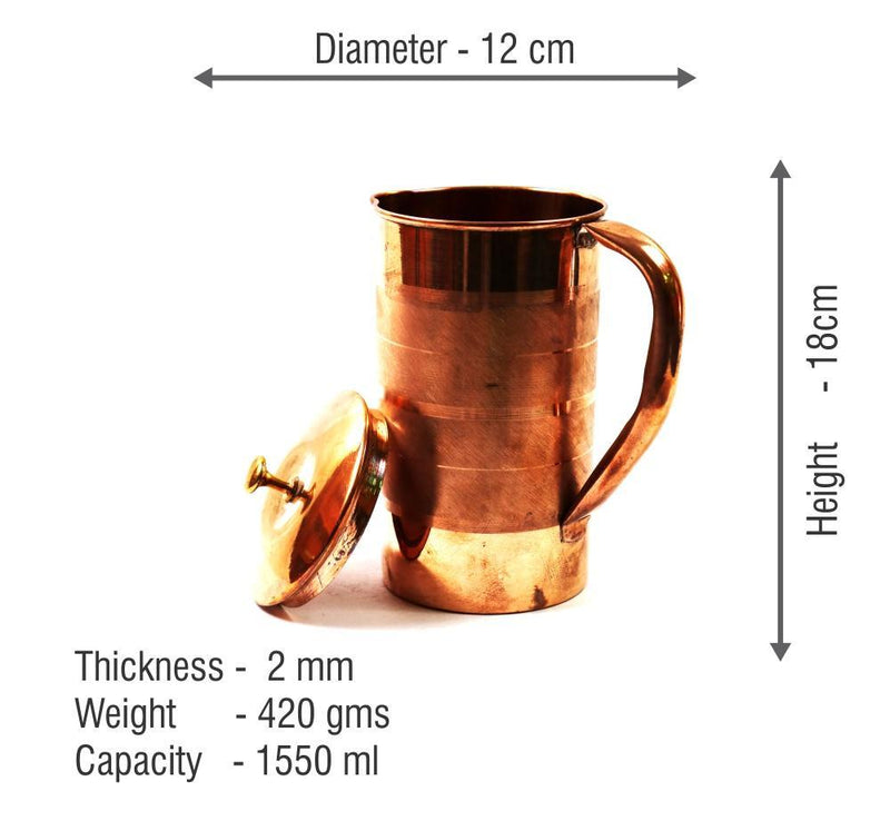 Copper Water Jug-Tredy Foods