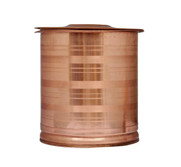 Copper Water Storage Drum - 10 Liter-Tredy Foods