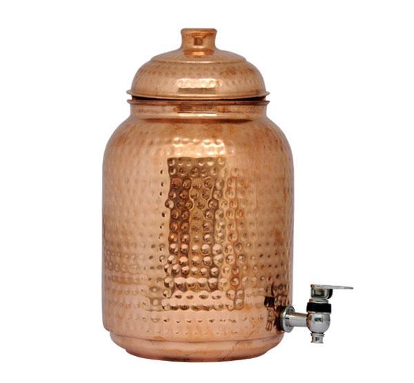 Copper Water Tank - 8 Liter capacity-Tredy Foods