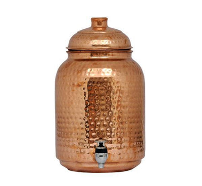 Copper Water Tank - 8 Liter capacity-Tredy Foods