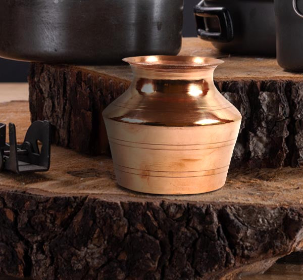 Copper Kudam  Pot - 7 Litre - Tredy Foods