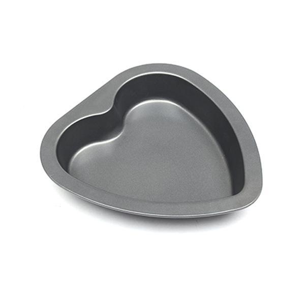 Heart Shaped Non Stick Metal Cake Mould (Small)-Tredy Foods