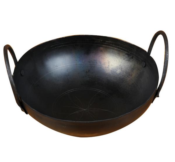 Iron Kadai - Medium - 2.5 to 3.5 Litre-Tredy Foods