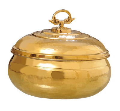 Kumbakonam Brass Prasadha Bowl 9 Inches-Tredy Foods