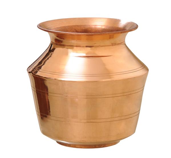 Kumbakonam Copper Lota Model 1-Tredy Foods