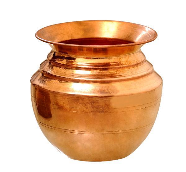 Kumbakonam Copper Lota Model 4-Tredy Foods