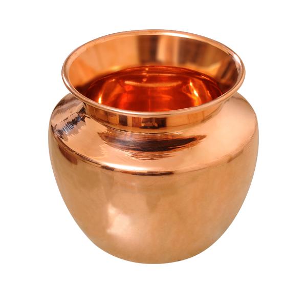 Kumbakonam Copper Lota Model 5-Tredy Foods