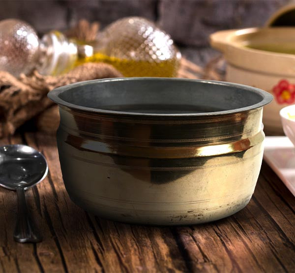 Kumbakonam Brass Vana Vessel - Set of 4 Pcs (Tin Coated) - Tredy Foods