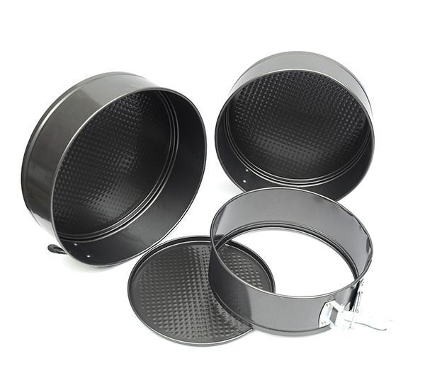 Microwave Oven Round Cheese Cake Mould Pan 3 Set