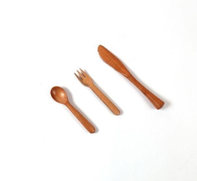 Neem Wood Spatula Combo - 5 (3 Spoon Set)-Tredy Foods