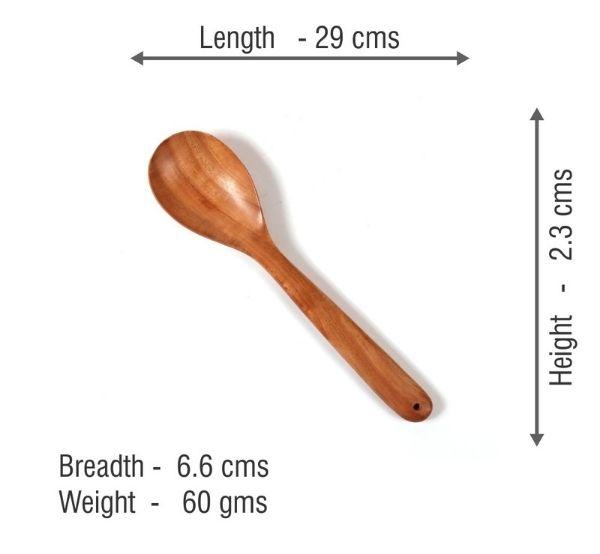 Neem Wood Spatula Model - 7-Tredy Foods