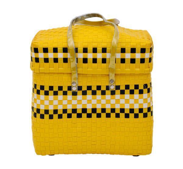 Nylon Shopping Bag - Yellow (5 Sizes)-Tredy Foods